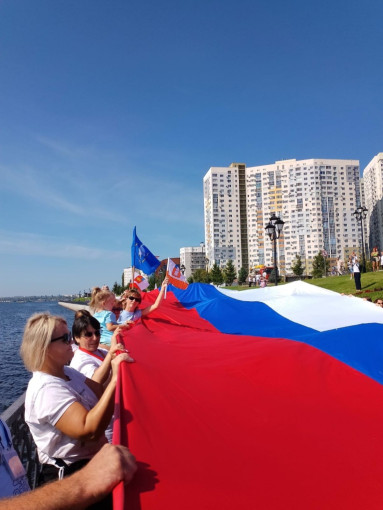 Участие в патриотической акции многодетной семьи Льва Хайрова. Участие в патриотической акции многодетной семьи Льва Хайрова.